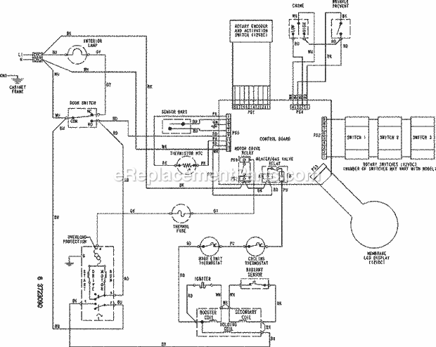 Maytag MDG4806AWW Residential Maytag Laundry Wiring Information Diagram