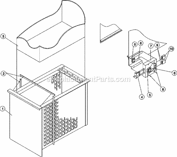 Maytag MDG75PNHWW Maytag Commercial Laundry (Dryer Gas) Lint Drawer / Switch Series 11 Diagram
