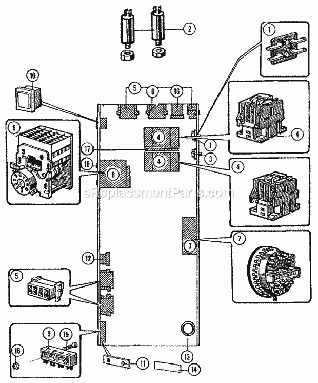 Maytag MFR18PCAVS Manual, (Washer) Main Control (Mc) (Series 10) Diagram
