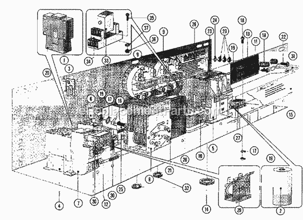 Maytag MFR35PDATS Maytag Laundry (Washer) Electrical Components Diagram