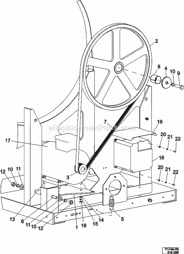 Maytag MFR40PDCTS Maytag Laundry Catalog (Washer) Motor & Basket Pulley Diagram