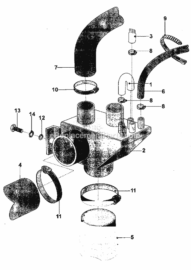 Maytag MFS100PAVS Manual, (Washer) Filling System Diagram