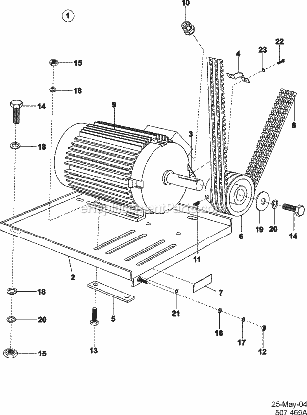 Maytag MFS100PFVS Maytag Commercial Laundry (Washer) Motor Diagram