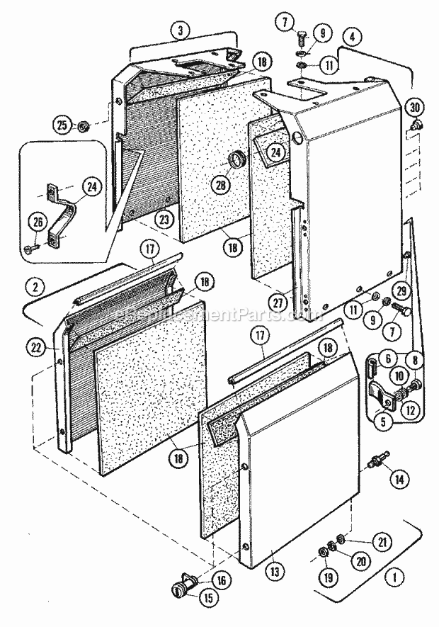Maytag MFX50PNAVS Manual, (Washer) Side Panel Diagram