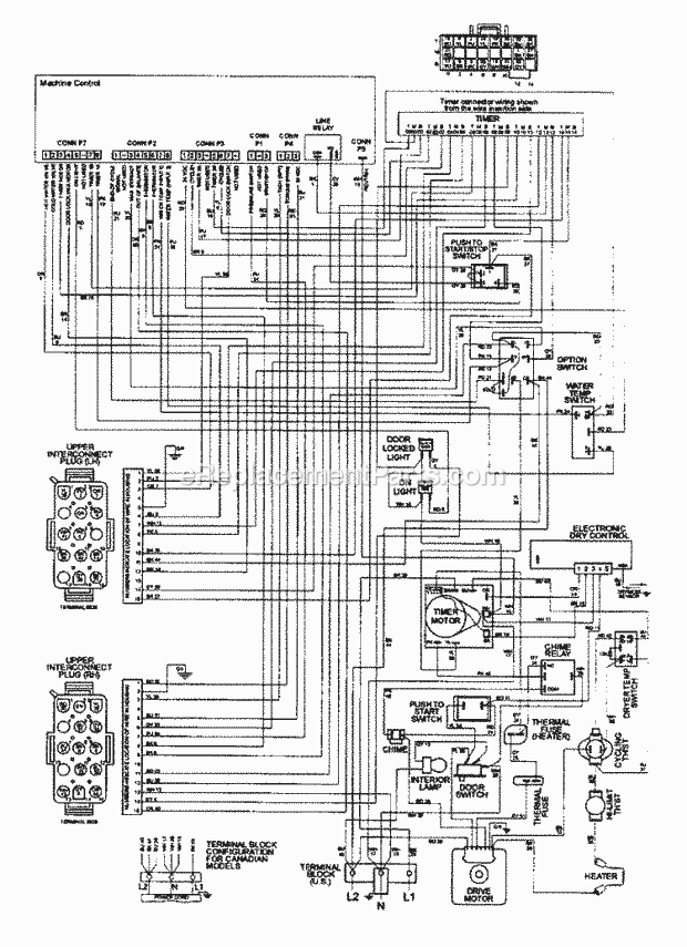 Maytag MLE2000AZW Maytag Laundry Page Q Diagram