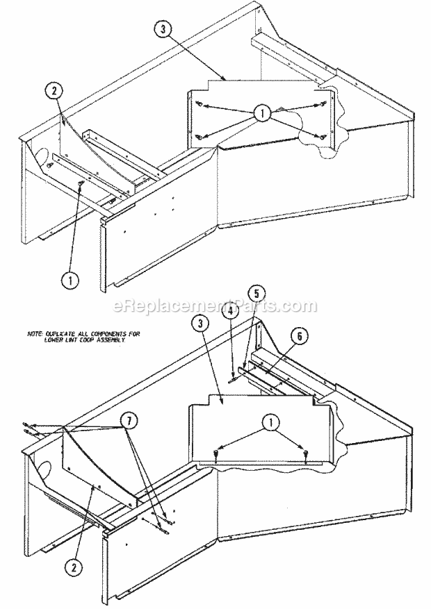 Maytag MLG32PDBWQ Manual, (Dryer Gas) Lint Coop Assembly Diagram