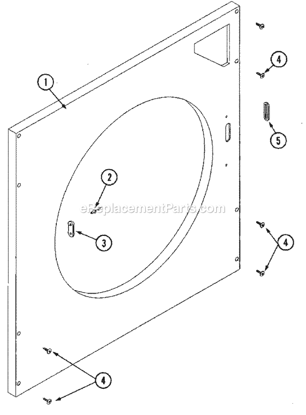 Maytag MLG32PDBWQ Manual, (Dryer Gas) Lower Front Panel Assembly Diagram