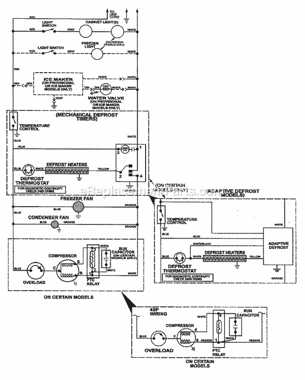 Maytag MTB2456FEB Top Freezer Maytag Refrigeration Wiring Information Diagram