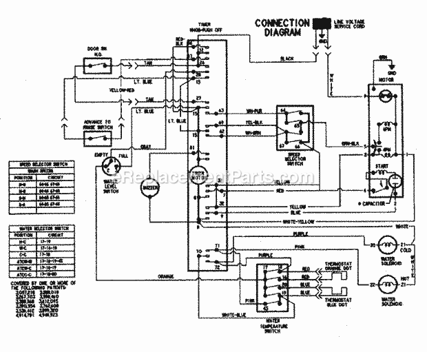 Maytag PAV5000AWQ Residential Maytag Laundry Wiring Informaiton Diagram