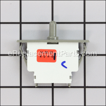 Push Button Switch - 6600JB3007K:Maytag