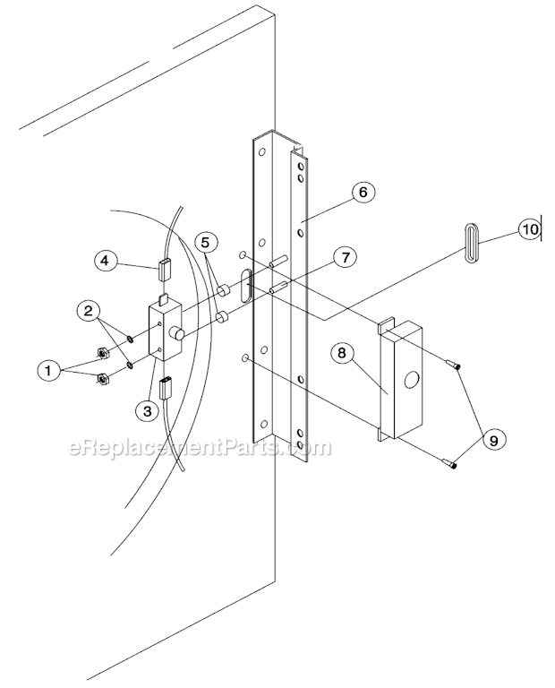 Maytag Commercial MDG30PNHWW Dryer Tumbler Door Switch Diagram