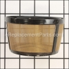 Medelco 4 Cup Basket Perm. Golden Coffee Filter part number: 2-BF111A-CB-6