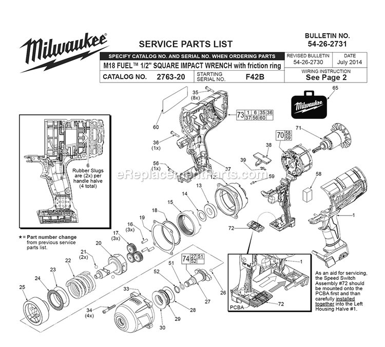 Milwaukee 2763-22 (F42B) 2763-22-(f42b) Page A Diagram