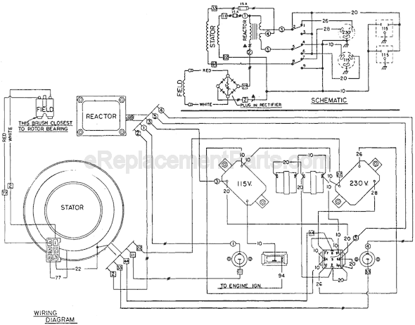 Milwaukee 4552 (SER 507-1001) Alternator Page C Diagram