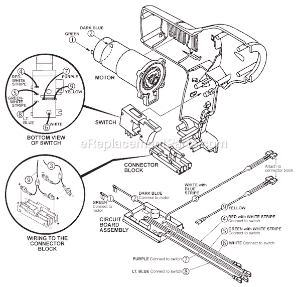 Milwaukee 6560-23 (SER 282A) Cordless Caulk Gun Page B Diagram