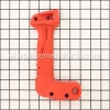 Milwaukee Right Handle Half-red part number: 31-44-2221