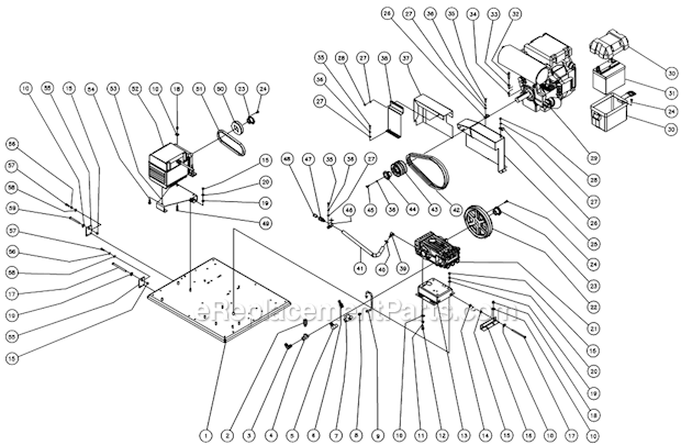 Mi-T-M HVS Series Industrial Hot Water Isolation Plate Before S/N 15010604 Diagram