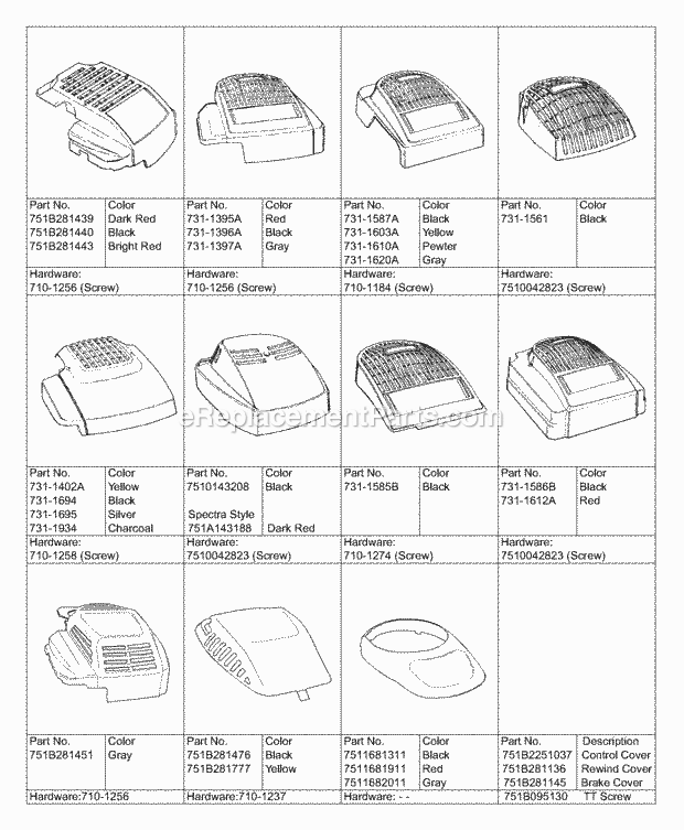 MTD 11A-439G129 (2002) Lawn Mower Shroud_Chart Diagram