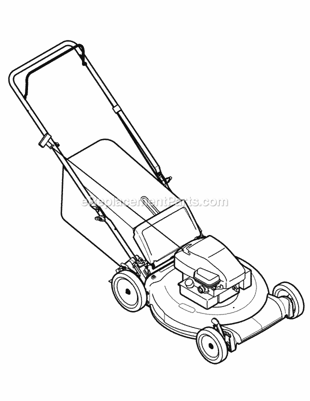 MTD 11A-A1JT827 (2012) Lawn Mower Quick_Reference_11A-A1X Diagram