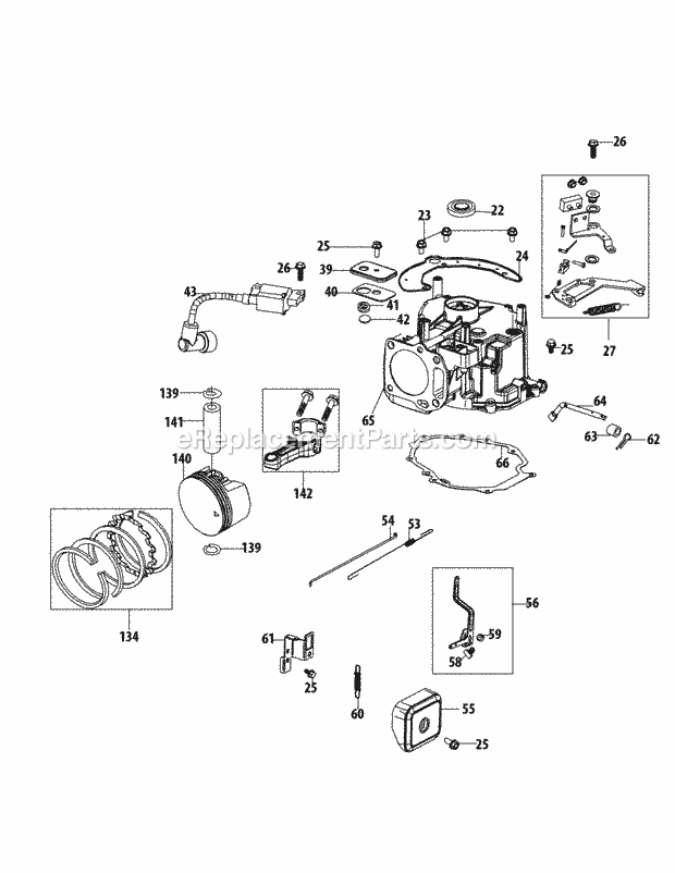 MTD 11A-A1S5706 (2014) Lawn Mower Page C Diagram