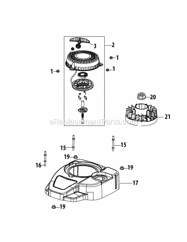 MTD 11A-A1S5706 (2014) Lawn Mower Page F Diagram