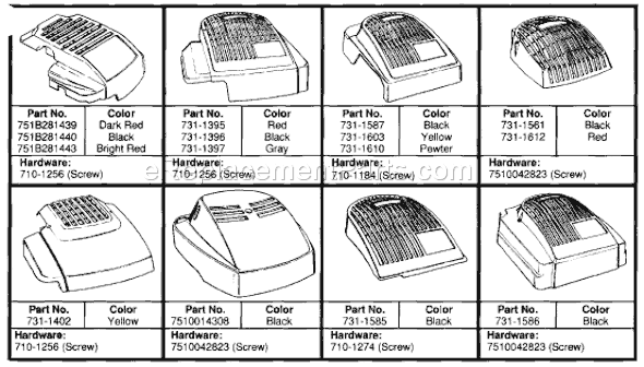 MTD 125-454B033 (1995) Self-Propelled Walk-Behind Mower Page C Diagram