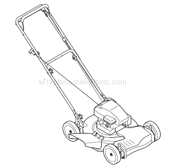 Troy-Bilt 12A-264V211 (2009) Walk-Behind Mower Page C Diagram