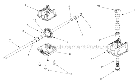 MTD 12A-289W138 (2004) Self-Propelled Walk-Behind Mower Page B Diagram
