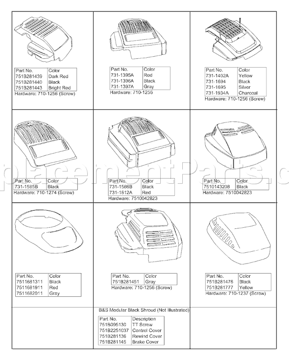 Bolens 12A-446L163 (2003) Self-Propelled Walk-Behind Mower Page C Diagram