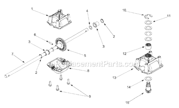 MTD 12A-529B730 (2002) Self-Propelled Walk-Behind Mower Page B Diagram