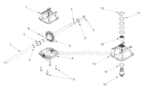 MTD 12A-529B022 (2002) Self-Propelled Walk-Behind Mower Page B Diagram