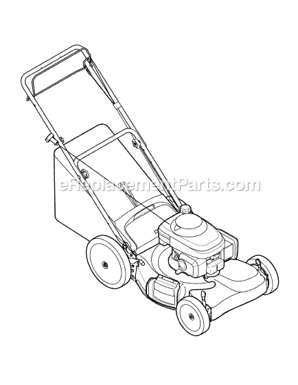 MTD Pro 12A-569Q722 (2007) Walk-Behind Mower Page B Diagram