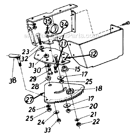 MTD 130-510-019 (1990) Lawn Tractor Page H Diagram