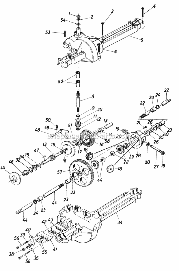 MTD 131-533-000 (1991) Lawn Mower Page H Diagram