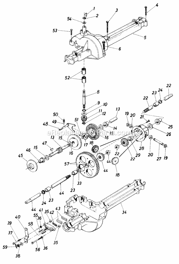 MTD 131-540-000 (1991) Lawn Mower Page G Diagram