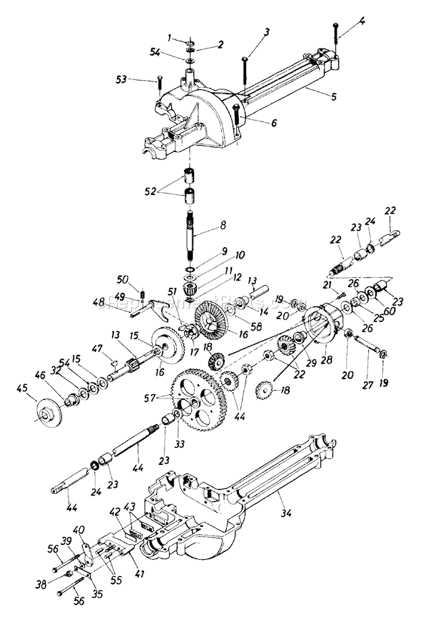 MTD 132-450F157 (1992) Lawn Tractor Page I Diagram