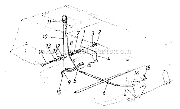 MTD 132-650F063 (1672372) (1992) Lawn Tractor Page I Diagram