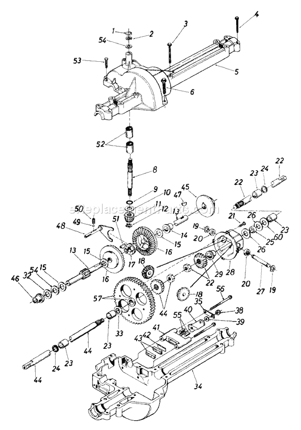 MTD 132-652F000 (1992) Lawn Tractor Page G Diagram