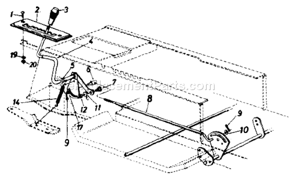 MTD 132-677G141 (1992) Lawn Tractor Page K Diagram
