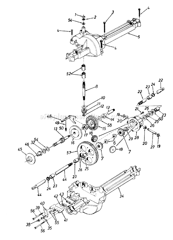 MTD 133E450F000 (1993) Lawn Tractor Page D Diagram