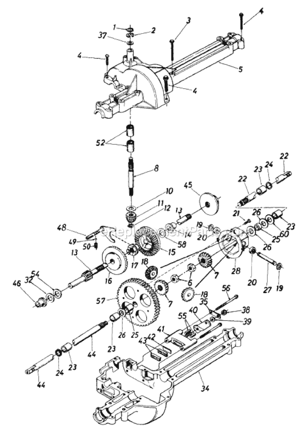 MTD 133K679G977 (1993) Lawn Tractor Page J Diagram