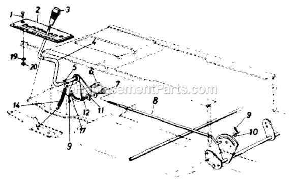 MTD 133K679G977 (1993) Lawn Tractor Page H Diagram