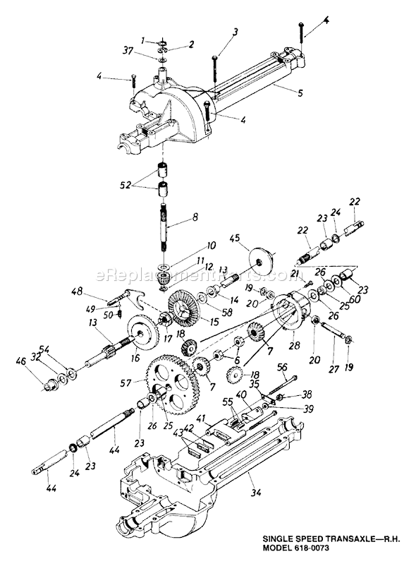 MTD 133M660G000 (1993) Lawn Tractor Page J Diagram