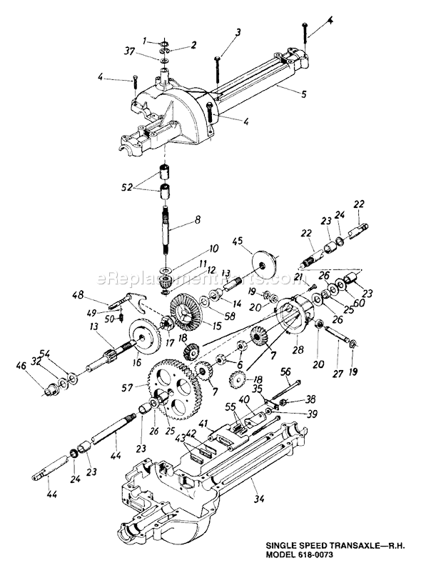 MTD 133M660G013 (99686) (1993) Lawn Tractor Page J Diagram