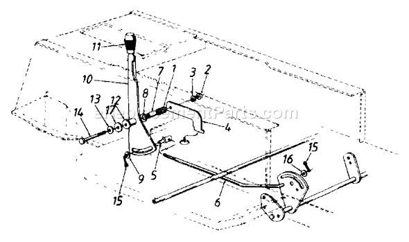 MTD 133Q668H702 (1250695) (1993) Lawn Tractor Page G Diagram
