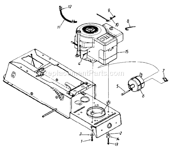 MTD 134M670G033 (1994) Lawn Tractor Page I Diagram