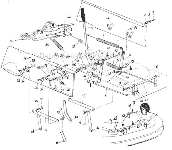 MTD 135-620-000 (1985) Lawn Tractor Page K Diagram