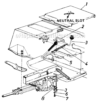 MTD 135-620-000 (1985) Lawn Tractor Page B Diagram