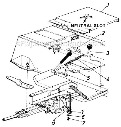 MTD 135-638-000 (1985) Lawn Tractor Page B Diagram