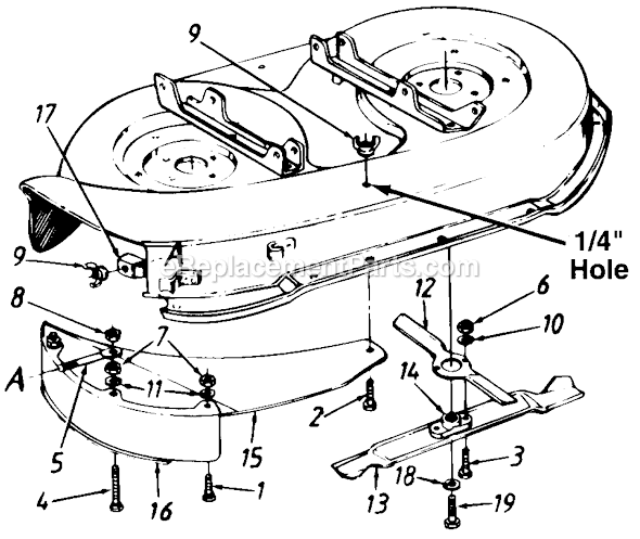 MTD 135O695G929 (1995) Lawn Tractor Page G Diagram